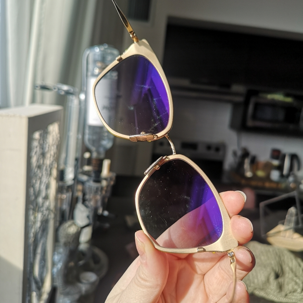 Gold Dita Sunglasses